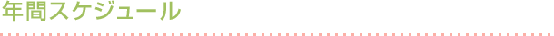 年間スケジュール